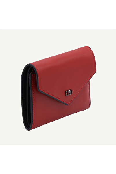 Uderra Leather Uderra Genuine Leather Red Women's Wallet - S1KC0026