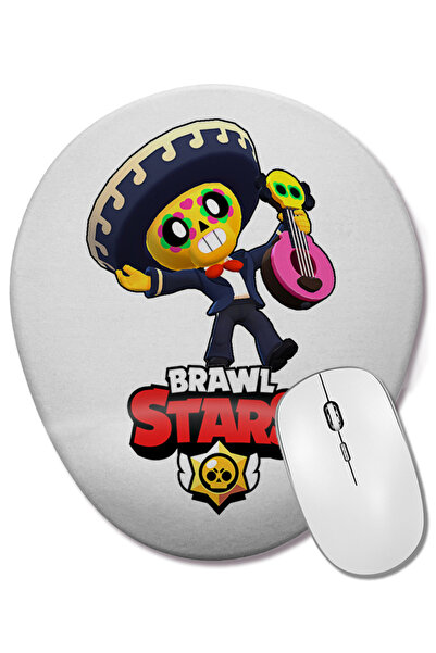 BASKI DÜNYASI Brawl Stars Serenadçı Poco Οβάλ ποντίκι με υποστήριξη καρπού