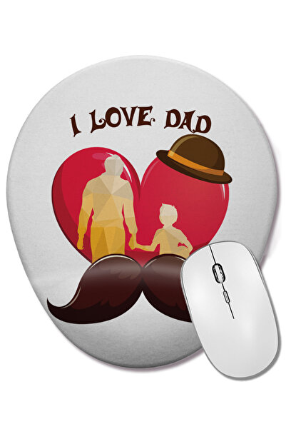 BASKI DÜNYASI Δώρο για την Ημέρα του Πατέρα 0016 Οβάλ ποντίκι με υποστήριξη κ...