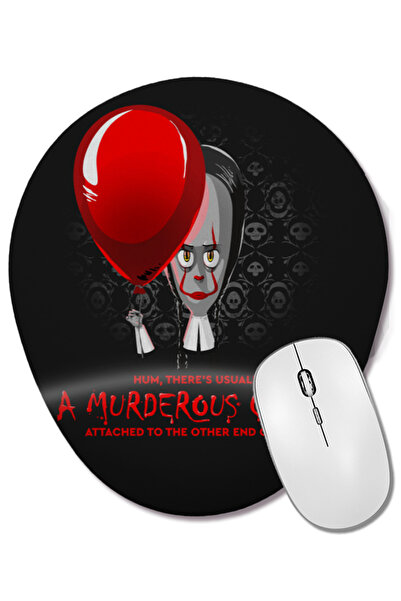 BASKI DÜNYASI Mouse Pad oval cu suport pentru încheietura mâinii We're All Mad Here