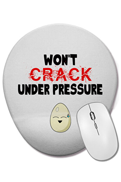 BASKI DÜNYASI Oul amuzant nu se sparge sub presiune. Mouse pad oval cu suport...