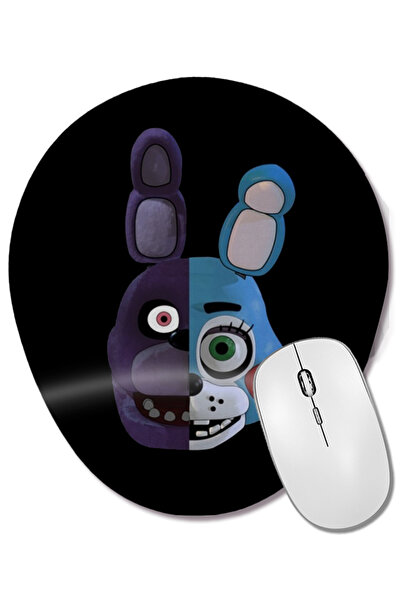 BASKI DÜNYASI Mouse Pad oval ediție Fnaf Bonnie cu suport pentru încheietura ...