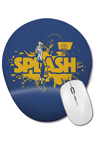 BASKI DÜNYASI Mouse Pad oval Splash Brother cu suport pentru încheietura mâinii