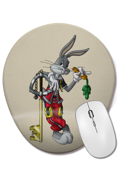 BASKI DÜNYASI Ολόκληρο το σύστημα Looney Tunes The King Bugs Bunny με οβάλ πο...