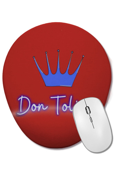 BASKI DÜNYASI Mouse Pad oval Don Toliver cu suport pentru încheietura mâinii