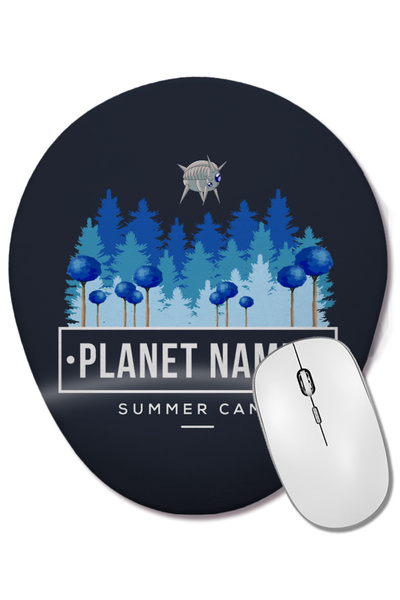 BASKI DÜNYASI Dragon Ball Z Planet Namek Summer Camp Mouse Pad oval cu suport...