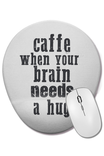 BASKI DÜNYASI Covoraș de mouse oval cu suport pentru încheietura mâinii, cu c...