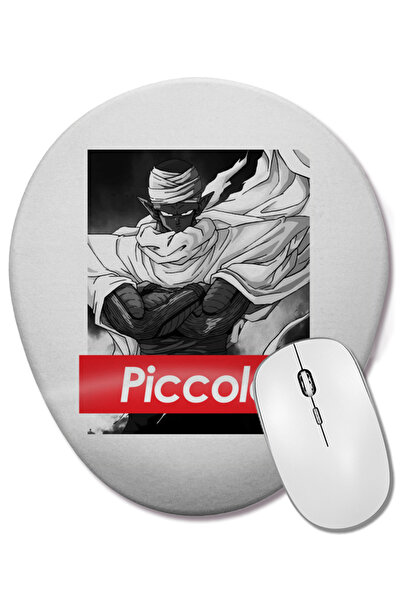 BASKI DÜNYASI Dragon Ball Z Piccolo Red Band Logo Mouse Pad oval cu suport pe...