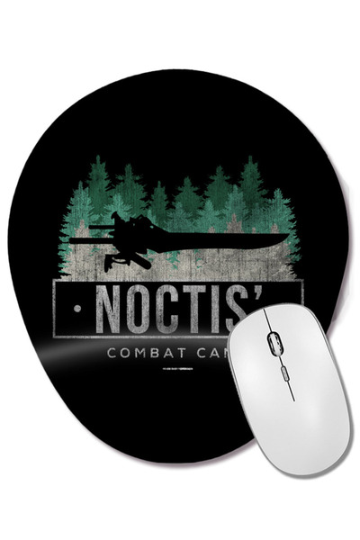 BASKI DÜNYASI Mouse Pad oval Noctis Combat Camp Final Fantasy XV cu suport pe...