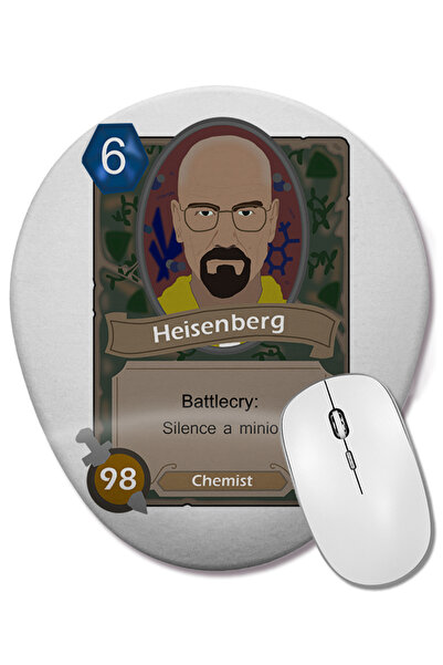 BASKI DÜNYASI Mouse Pad oval Breaking Bad Hearthstone cu suport pentru încheietura mâinii