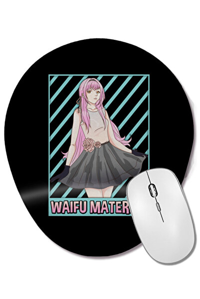 BASKI DÜNYASI Mouse Pad Oval cu Suport pentru încheietura mâinii, cu Motiv An...