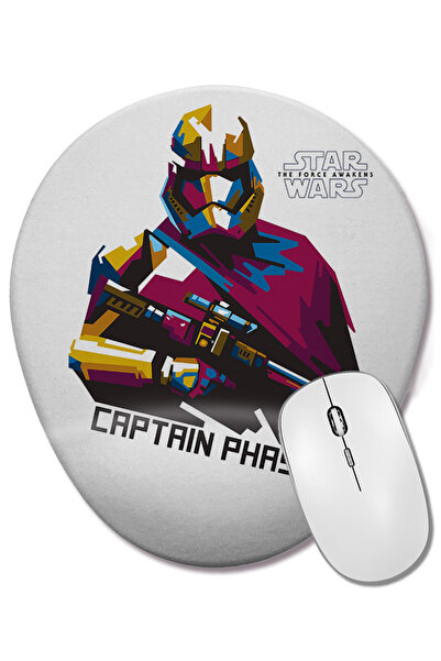BASKI DÜNYASI Mouse Pad oval Star Wars Captain Phasma cu suport pentru închei...