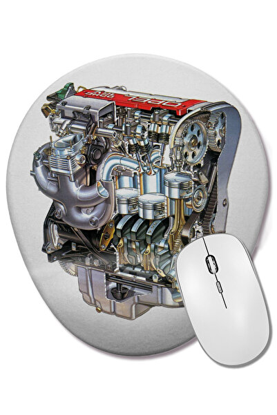 BASKI DÜNYASI Οβάλ ποντίκι ποντικοπολίτη με υποστήριξη καρπού Red Top Opel En...