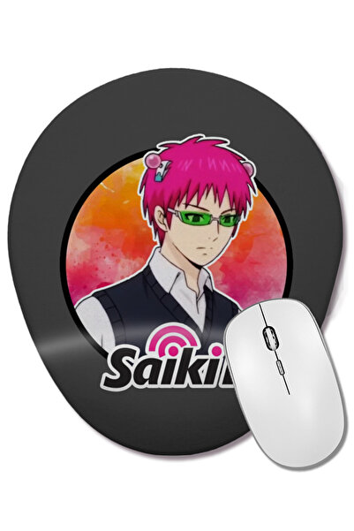 BASKI DÜNYASI Saiki K Saiki Kusuo cu logo-ul Mouse Pad oval cu suport pentru ...