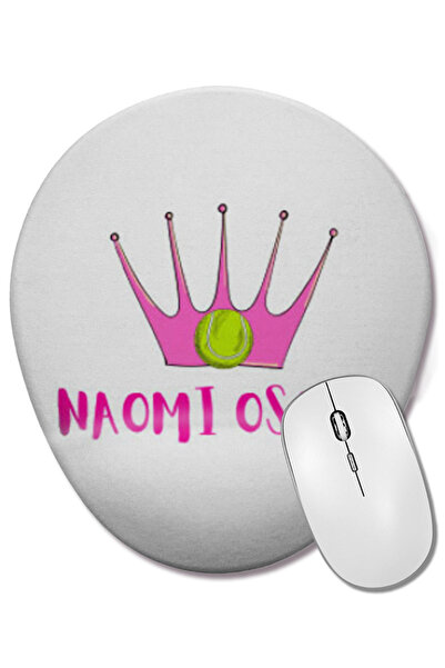 BASKI DÜNYASI NAOMI OSAKA I Love Tennis Mouse Pad oval cu suport pentru încheietura mâinii