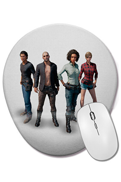 BASKI DÜNYASI PlayerUnknown's Battlegrounds Pubg 03 Mouse Pad oval cu suport ...