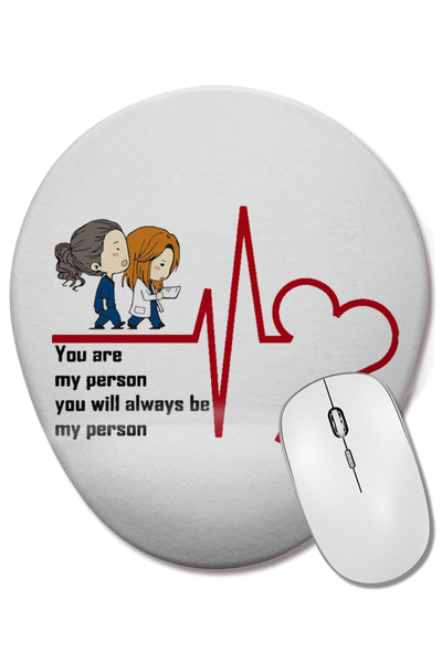 BASKI DÜNYASI Οβάλ ποντίκι ποντικοπολεμικής χρήσης Greys Anatomy με στήριγμα ...