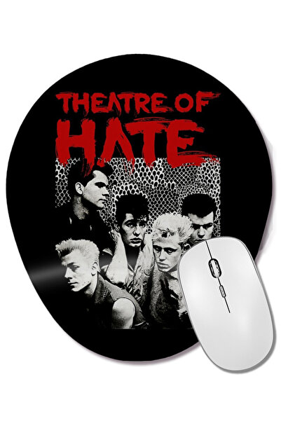 BASKI DÜNYASI Mouse Pad oval Theatre Of Hate cu suport pentru încheietura mâinii