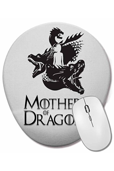 BASKI DÜNYASI Mouse Pad oval Mother of Dragons Game of Thrones cu suport pent...