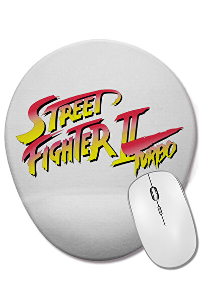 BASKI DÜNYASI Mouse Pad oval Street Fighter cu suport pentru încheietura mâinii