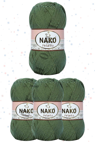 devhome Nako Diamond Hand Knitting Twine Amigurumi Twine 4 τεμαχίων Μικτά χρώ...