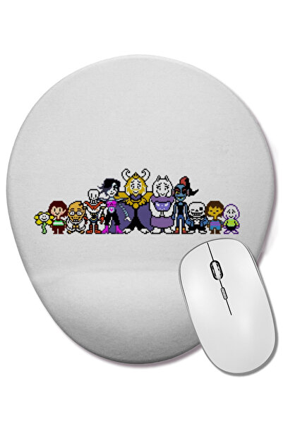 BASKI DÜNYASI Mouse Pad oval Undertale Usual Suspects cu suport pentru închei...