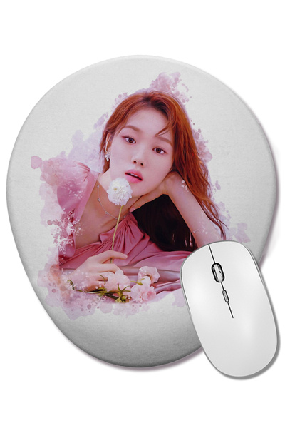BASKI DÜNYASI Mouse Pad oval Lee Sung Kyung cu suport pentru încheietura mâinii