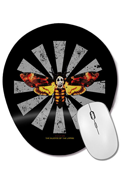 BASKI DÜNYASI Mouse Pad oval retro japonez The Silence Of The Lambs cu suport...