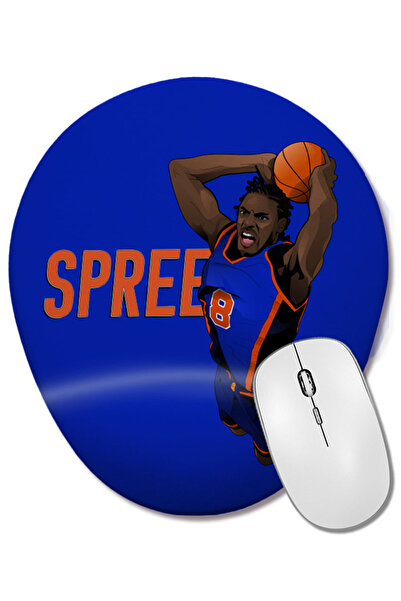 BASKI DÜNYASI Mouse Pad oval Latrell Spreewell Spree cu suport pentru încheietura mâinii