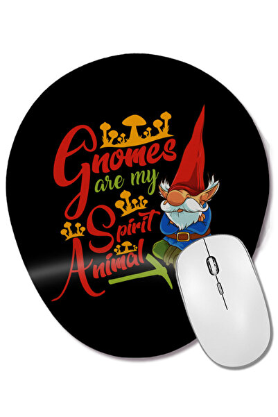 BASKI DÜNYASI Gnomii amuzanți sunt animalele mele spirituale. Mouse pad oval ...