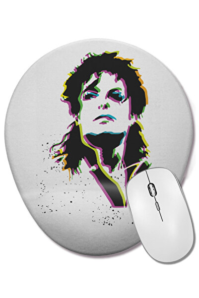 BASKI DÜNYASI Mouse Pad oval cu suport pentru încheietura mâinii Rei do Pop