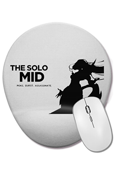BASKI DÜNYASI Solo Mid - Diana Mouse Pad oval cu suport pentru încheietura mâinii