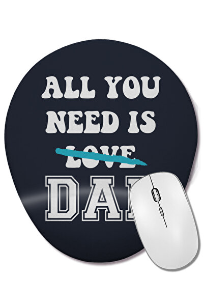 BASKI DÜNYASI Tampă de mouse ovală cu suport pentru încheietura mâinii pentru...