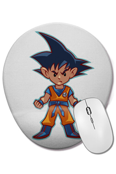 BASKI DÜNYASI Οβάλ ποντίκι ποντικοπολεμικής χρήσης Dragonball Goku με στήριγμ...