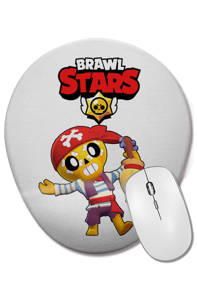 BASKI DÜNYASI Brawl Stars Serenadçı Poco 02 Mouse Pad oval cu suport pentru î...
