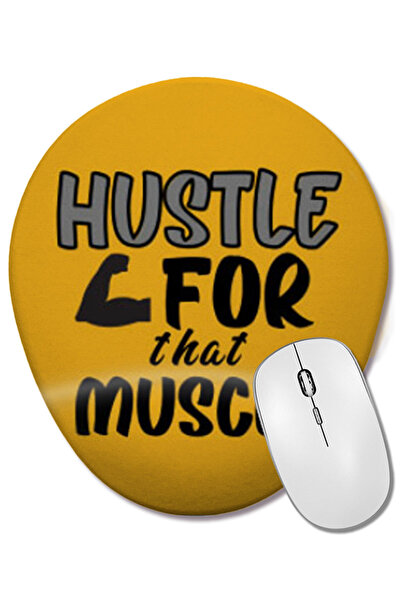 BASKI DÜNYASI Covoraș de mouse oval cu suport pentru încheietura mâinii, cu c...