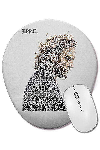 BASKI DÜNYASI Mouse Pad oval Jemery cu suport pentru încheietura mâinii