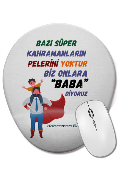 BASKI DÜNYASI Δώρο για την Ημέρα του Πατέρα για τον Πατέρα 032 Οβάλ ποντίκι μ...
