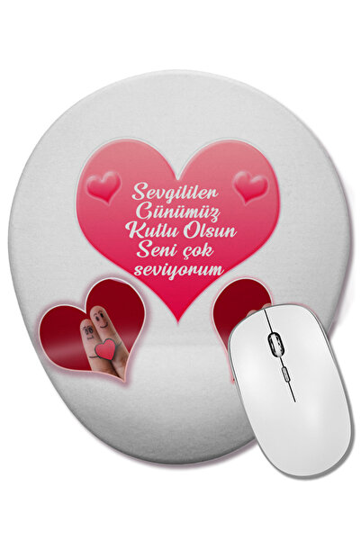 BASKI DÜNYASI Cadou pentru iubit de Ziua Îndrăgostiților 0114 Mouse Pad oval ...