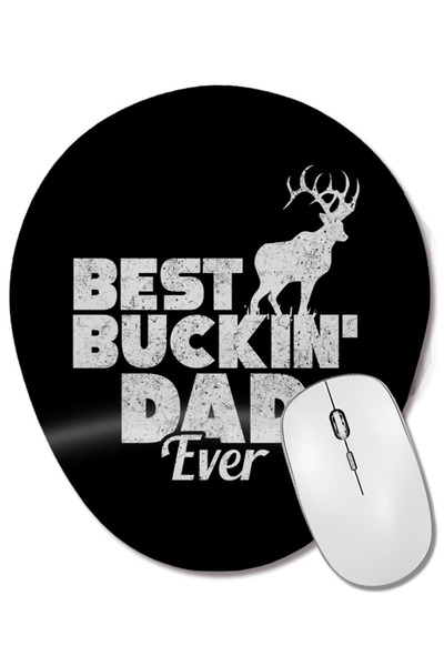 BASKI DÜNYASI Mouse Pad oval cu suport pentru încheietura mâinii, cu textul „...