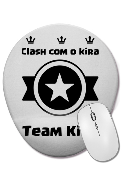BASKI DÜNYASI Επίσημο οβάλ ποντίκι με υποστήριξη καρπού Clash Kira