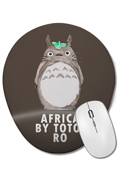 BASKI DÜNYASI Africa By Totoro Mouse Pad oval cu suport pentru încheietura mâinii