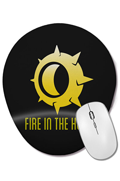 BASKI DÜNYASI Mouse Pad oval cu suport pentru încheietura mâinii Junkrat Fire...