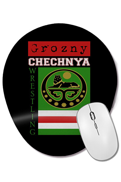 BASKI DÜNYASI Mouse Pad oval cu suport pentru încheietura mâinii, cu steagul ...