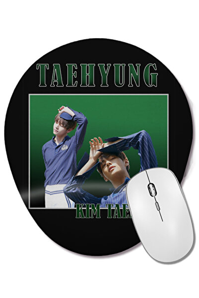 BASKI DÜNYASI Mouse Pad oval Kim Taehyung V Bts cu suport pentru încheietura ...