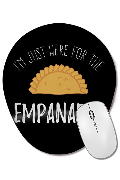BASKI DÜNYASI Sunt aici doar pentru Empanadas Mouse Pad oval cu suport pentru...