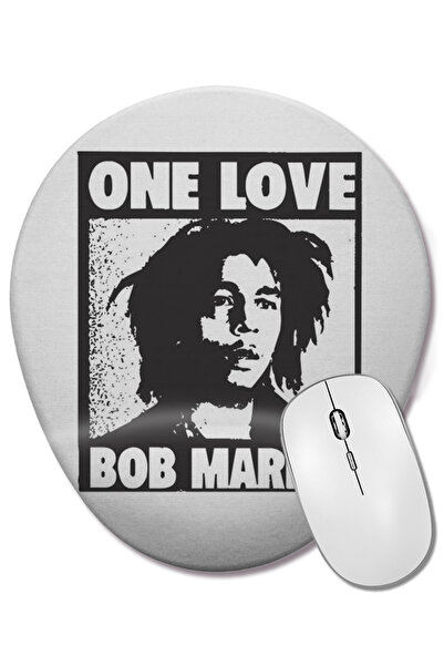 BASKI DÜNYASI Mouse Pad oval One Love cu suport pentru încheietura mâinii