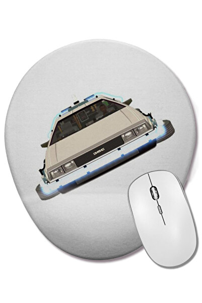 BASKI DÜNYASI CJ Back to The Future Οβάλ ποντίκι με υποστήριξη καρπού