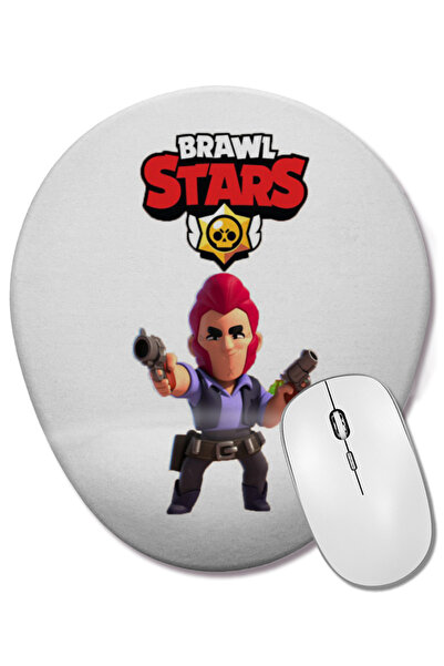 BASKI DÜNYASI Mouse Pad oval Colt Brawl Stars cu suport pentru încheietura mâinii