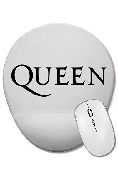 BASKI DÜNYASI Mouse Pad oval cu suport pentru încheietura mâinii cu logo Queen